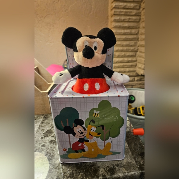 Disney Other - Disney Baby Mickey Mouse In The Box